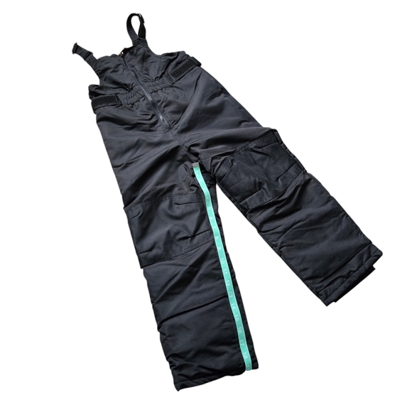 5T Unisex Winter Pants Toddler Solid Snow Bib Adjustable Strap Water Resistant - Picture 6 of 12